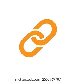Link chain icon Outline vector for web ui