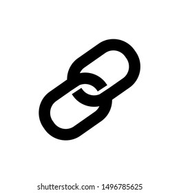Link chain icon vector. Hyperlink symbol icon
