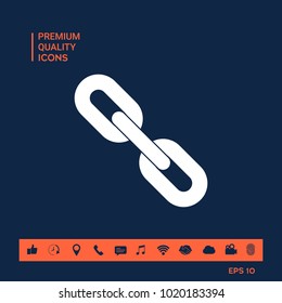 Link chain symbol icon