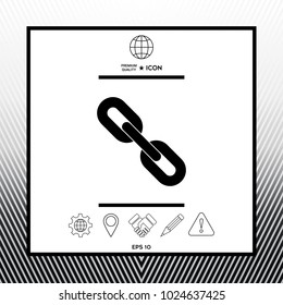 Link chain symbol icon