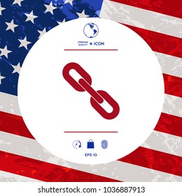 Link chain symbol icon