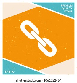Link chain symbol icon