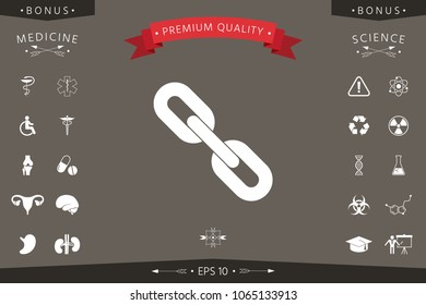 Link chain symbol icon
