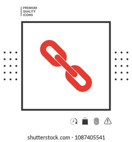 Link chain symbol icon