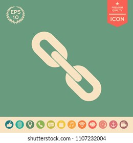 Link chain symbol icon