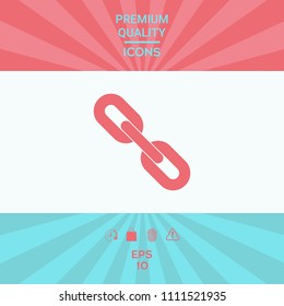 Link chain symbol icon