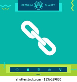 Link chain symbol icon