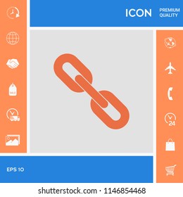 Link chain symbol icon