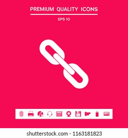 Link chain symbol icon