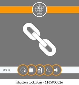 Link chain symbol icon