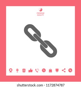 Link chain symbol icon