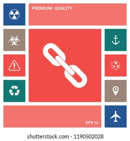 Link chain symbol icon