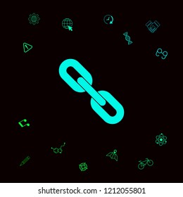 Link chain symbol icon