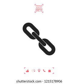 Link chain symbol icon