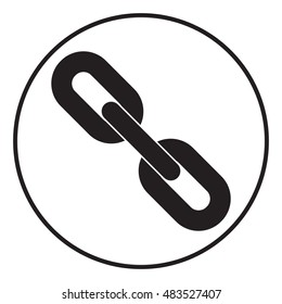 Link chain symbol icon