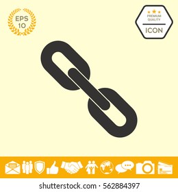 Link chain symbol icon