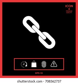 Link chain symbol icon