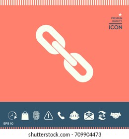 Link chain symbol icon