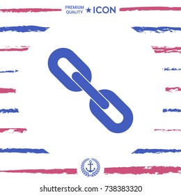 Link chain symbol icon