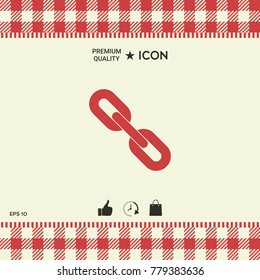 Link chain symbol icon