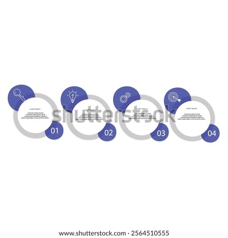 
 Link ×Title:
COIN Conversation Model infographic 4 point stage template with outline table and circle