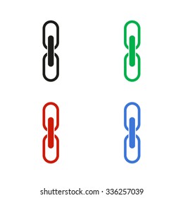 Link - color vector icon