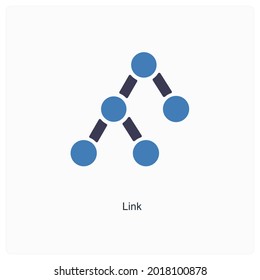 Link or Connection Icon Concept