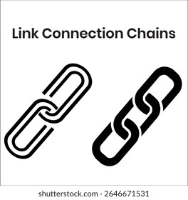 Link Connection icon vector for illustration