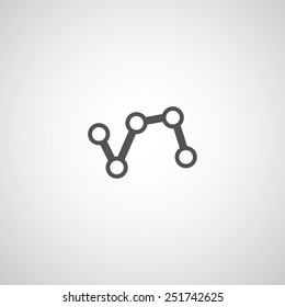 link connection symbol vector 