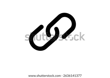  link coped  icon and black color on white background