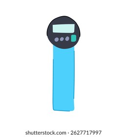 Link digitale Lesezeichen Cartoon. url tag, verwalten sync, cloud share link digital bookmark Zeichen. einzelne Symbol, Vektorgrafik