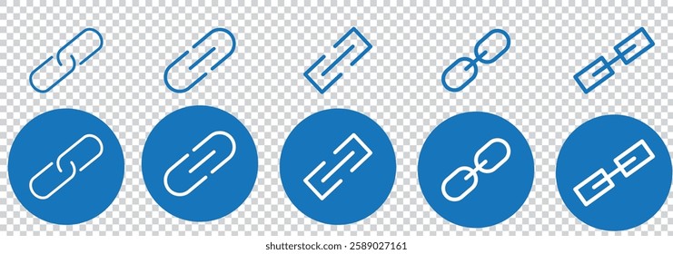 Link flat icon illustration- vector . Chain, link icon vector. Link icon, internet url symbol connect button . 1176