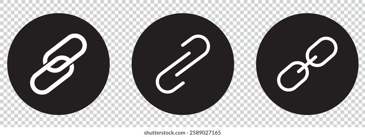 Link flat icon illustration- vector . Chain, link icon vector. Link icon, internet url symbol connect button . 1176