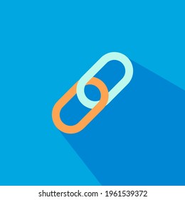 Link Flat Icon Vector Design Art