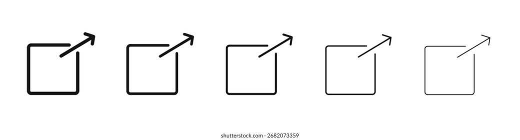 Icono de Enlace signo de Vector blanco y negro