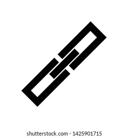 Link Icon. Chain Illustration. Applied as Trendy Symbol for Design Elements, Websites, Presentation and Application - Vector.