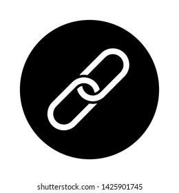 Link Icon. Chain Illustration. Applied as Trendy Symbol for Design Elements, Websites, Presentation and Application - Vector.
 