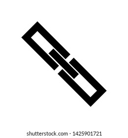 Link Icon. Chain Illustration As A Simple Vector Sign & Trendy Symbol for Design and Websites, Presentation or Mobile Application.