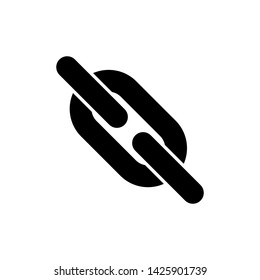 Link Icon. Chain Illustration As A Simple Vector Sign & Trendy Symbol for Design and Websites, Presentation or Mobile Application.