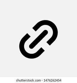 Link Icon. Chain, Network or Connection Illustration As A Simple Vector Sign  Trendy Symbol for Design,  Websites, Presentation or Mobile Application.  