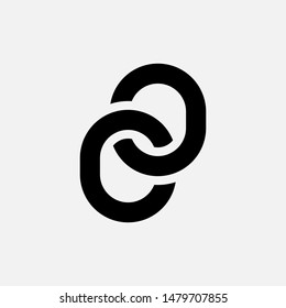 Link Icon. Chain, Network or Connection Illustration As A Simple Vector Sign & Trendy Symbol for Design,  Websites, Presentation or Mobile Application.  