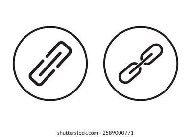 Link icon. chain icon symbol with texture for luxury brochure invitation ad or web template paper. Link icon, hyperlink sign, interlink signal, linking symbol Eps10.