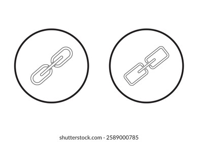 Link icon. chain icon symbol with texture for luxury brochure invitation ad or web template paper. Link icon, hyperlink sign, interlink signal, linking symbol Eps10.