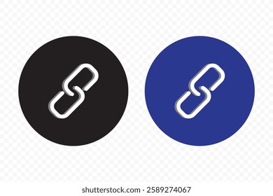 Link icon. chain icon symbol with texture for luxury brochure invitation ad or web template paper. Eps 10.