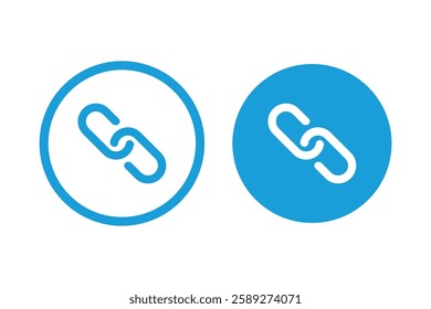 Link icon. chain icon symbol with texture for luxury brochure invitation ad or web template paper. Eps 10.