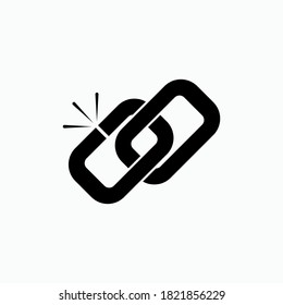 Link Icon. Chain Symbol - Vector.