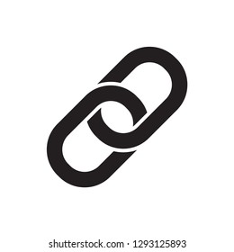 link icon, chain icon in trendy flat style 