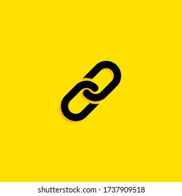 link icon. chain icon. Vector illustration EPS 10.