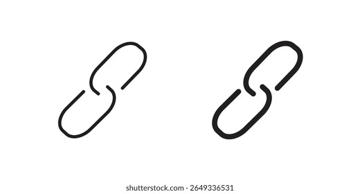 Icono de Enlace Ilustraciones de diseño. iconos web editables