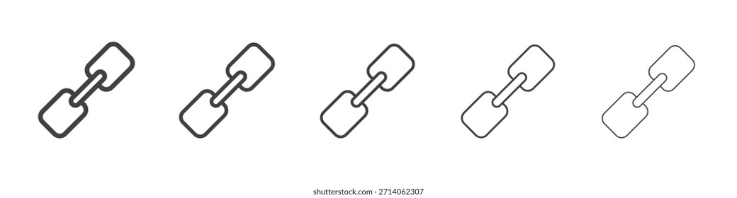 Diseño de icono de Enlace, logotipo, App, interfaz de usuario. Ilustración vectorial, EPS